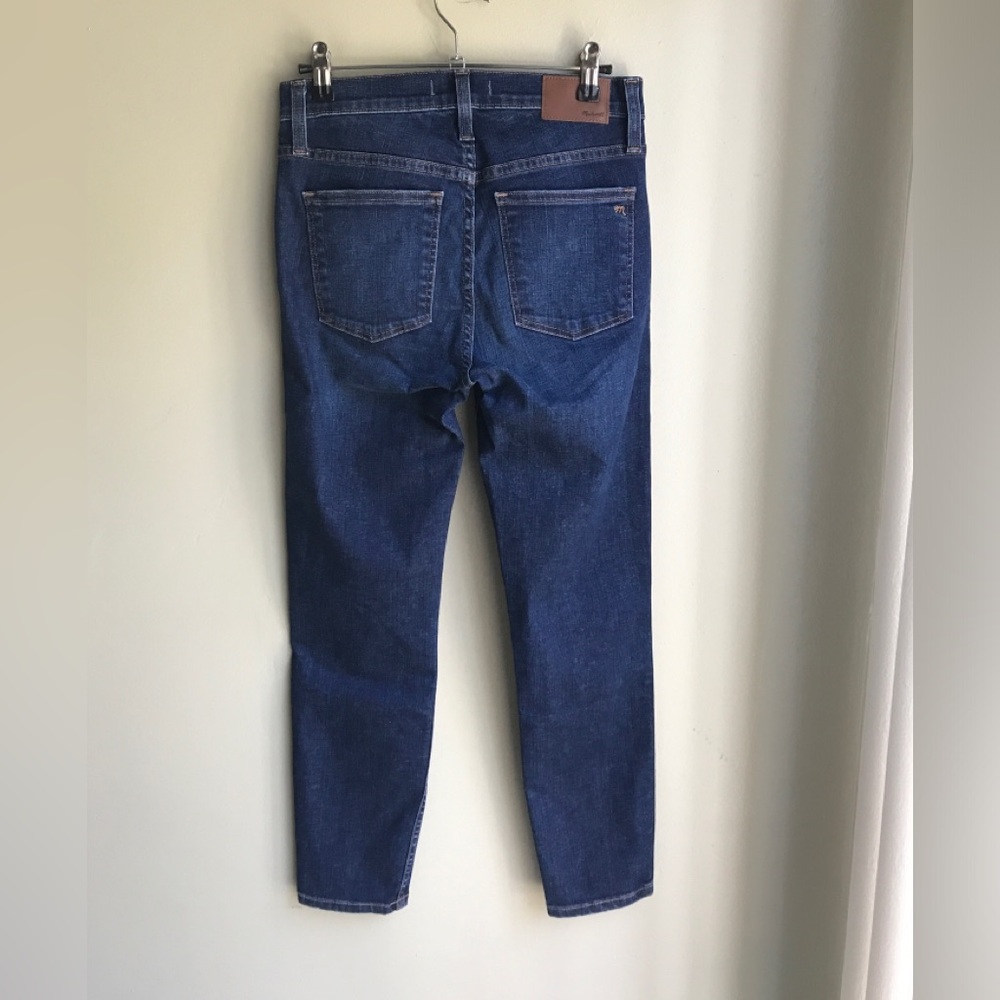 Madewell Womens 9” High Rise Skinny Crop Jeans Blue Size: 26 - Picture 2 of 13